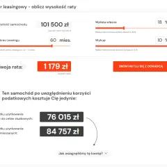 Kalkulator leasingu: Jak obliczyć raty i porównać oferty online