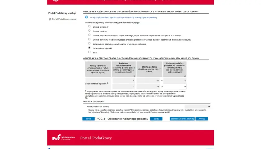 PCC-3 przy hipotece: jak poprawnie wypełnić i złożyć formularz