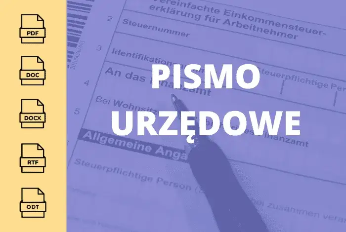 dokumenty urzędowe wniosek